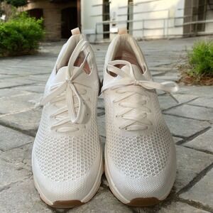 Ryka Devotion Fuse Walking Shoes‎ White Peach 9.5M Lightweight Comfort Sporty